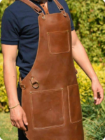 Hand Made Brown Leather Sporran (1)