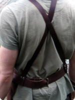 Hand Made Brown Leather Sporran (2)