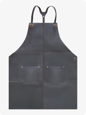 Hand Made Black Leather Apron (2)