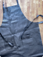 Hand Made Black Leather Apron