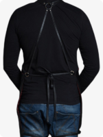 Hand Made Black Leather Apron (5)