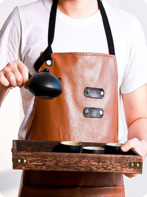 Hand Made Brown Leather Apron