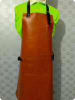 Hand Made Brown Leather Apron