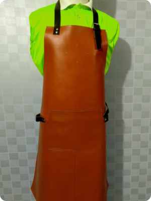 Hand Made Brown Leather Apron