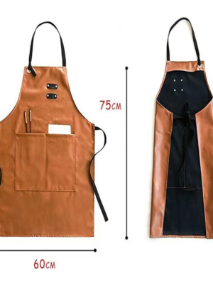 Hand Made Brown Leather Apron