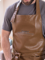 Hand Made Brown Leather Apron