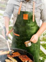 Hand Made Brown Leather Apron