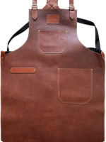 Hand Made Brown Leather Apron