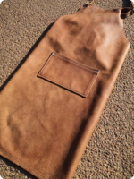 Hand Made Brown Leather Apron