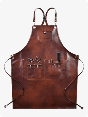 Hand Made Dark Brown Leather Apron (1)