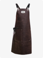 Hand Made Dark Brown Leather Apron