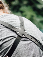 Hand Made Dark Brown Leather Apron