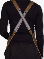Hand Made Dark Brown Leather Apron