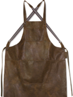 Hand Made Dark Brown Leather Apron