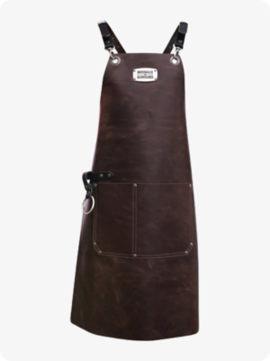 Hand Made Dark Brown Leather Apron