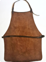 Hand Made Dark Brown Leather Apron