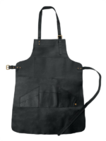 Hand Made Black Carpenter Leather Apron