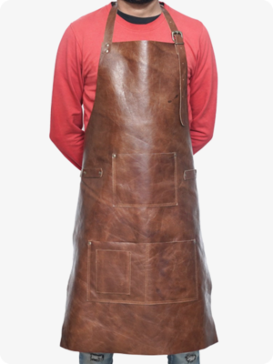 Hand Made Brown Carpenter Leather Apron