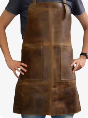 Hand Made Brown Carpenter Leather Apron