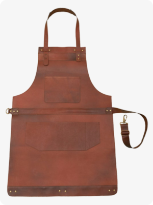 Hand Made Brown Carpenter Leather Apron