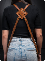 Hand Made Brown Carpenter Leather Apron