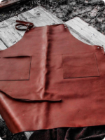 Hand Made Brown Carpenter Leather Apron
