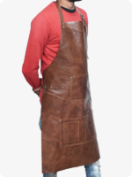 Hand Made Brown Carpenter Leather Apron