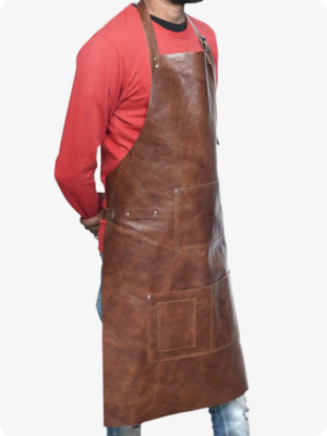 Hand Made Brown Carpenter Leather Apron