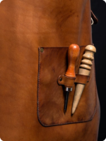 Hand Made Brown Carpenter Leather Apron