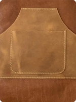 Hand Made Brown Carpenter Leather Apron