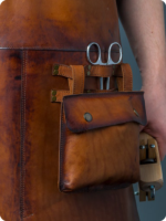 Hand Made Brown Carpenter Leather Apron