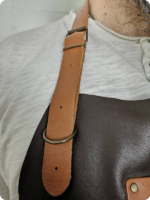 Hand Made Dark Brown Carpenter Leather Apron