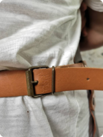 Hand Made Dark Brown Carpenter Leather Apron